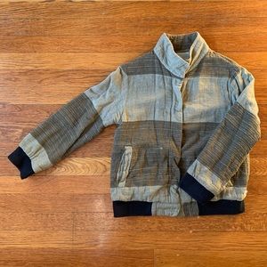 Ace & Jig Cropped Bomber Jacket